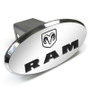 RAM Logo Engraved Oval Aluminum Tow Hitch Cover