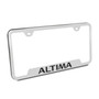 Nissan Altma Brushed Steel License Plate Frame