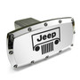 Jeep Grille Logo Billet Aluminum Tow Hitch Cover