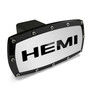 HEMI Black Trim Billet Aluminum Tow Hitch Cover for Dodge Jeep RAM