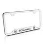 Cadillac Logo Brushed Stainless Steel License Plate Frame