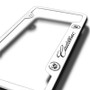 Cadillac Logo Brushed Stainless Steel License Plate Frame