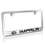 Chevy Impala Chrome Brass License Plate Frame