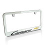 Chevrolet Camaro Script Chrome Metal Auto License Plate Frame