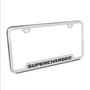 Super Charged Brushed Stainless Steel 50 States License Plate Frame