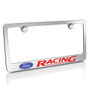 Ford RACING Chrome Brass License Plate Frame