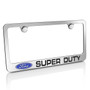 Ford SUPER DUTY Chrome Brass License Plate Frame