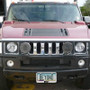 Hummer H2 Chrome Metal License Plate Frame