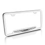 Chrysler New Logo Brushed Steel License Plate Frame