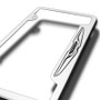 Chrysler New Logo Brushed Steel License Plate Frame