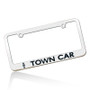 Lincoln Town Car Chrome Metal License Plate Frame