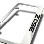 Nissan 350Z Chrome Brass License Plate Frame, Official Licensed