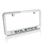 Pontiac Solstice Chrome Metal License Plate Frame