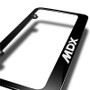 Acura MDX Black Metal License Plate Frame, Officially Licensed