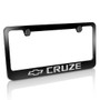 Chevrolet Cruze Black Metal License Plate Frame