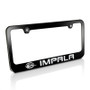 Chevrolet Impala Black Metal License Plate Frame
