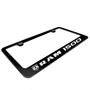 Dodge RAM 1500 Black Metal License Plate Frame