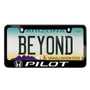 Honda Pilot Black Metal License Plate Frame