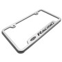 Ford Racing Brushed Stainless Steel Auto License Plate Frame, Official Licensed