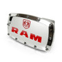 Dodge Red RAM Engraved Billet Aluminum Tow Hitch Cover