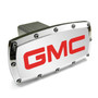 GMC Red Engraved Billet Aluminum Tow Hitch Cover