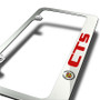 Cadillac Red CTS Chrome Metal Auto License Plate Frame