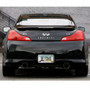 Infiniti G37 Coupe Polished License Plate Frame