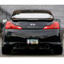 Infiniti G37 IPL Black Steel Auto License Plate Frame