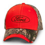 Ford Logo Realtree Camo Red Baseball Cap Hat