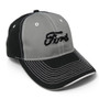 Ford Script Logo Black Gray Baseball Cap