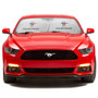 Ford Mustang Tri-Bar Logo Universal Fit 28" W x 24" L Dual Panel Folding Front Windshield Sunshade cover up to 56"x24"
