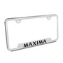 Nissan Maxima Brushed Steel Auto License Plate Frame