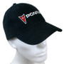 Pontiac Logo Black Baseball Cap