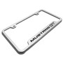 Ford Mustang GT Brushed Steel Auto License Plate Frame, Official Licensed