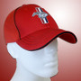 Ford Mustang Red Flex Fit Baseball Cap