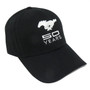 Ford Mustang 50th Anniversary Black Baseball Cap