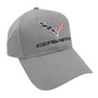 Chevrolet Corvette C7 Logo Gray Baseball Hat Cap