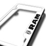 Dodge RAM Brushed Stainless Steel License Plate Frame, Official Licensed