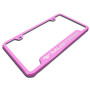 Ford Mustang Pink Stainless Steel License Plate Frame