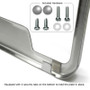 Ford Mustang Brushed Stainless Steel License Plate Frame