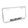 Suzuki Polished Steel License Plate Frame