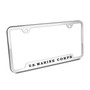 US Marine Corps 50 States Chrome Stainless Steel License Plate Frame