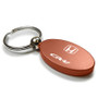 Honda CRV Orange Aluminum Oval Key Chain