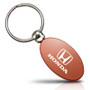 Honda Logo Orange Aluminum Oval Key Chain