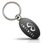 Infiniti Black Aluminum Oval Key Chain