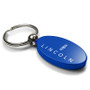 Lincoln Blue Aluminum Oval Key Chain