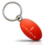 Lincoln Red Aluminum Oval Key