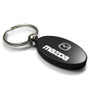 Mazda Black Aluminum Oval Key Chain