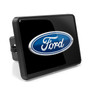 Ford Logo UV Graphic Metal Plate on ABS Plastic 2 inch Tow Hitch Cover