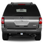 Ford Expedition UV Graphic White Metal Plate on ABS Plastic 2" inch Tow Hitch Cover, Made in USA